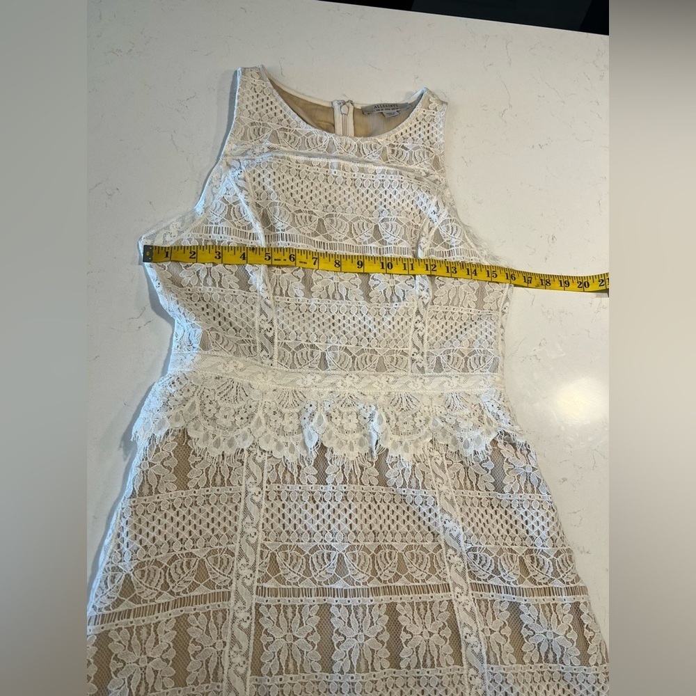 All Saints Melia Lace Dress size 6 - Picture 11 of 16